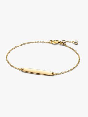 Pandora Engravable Bar Chain Bracelet